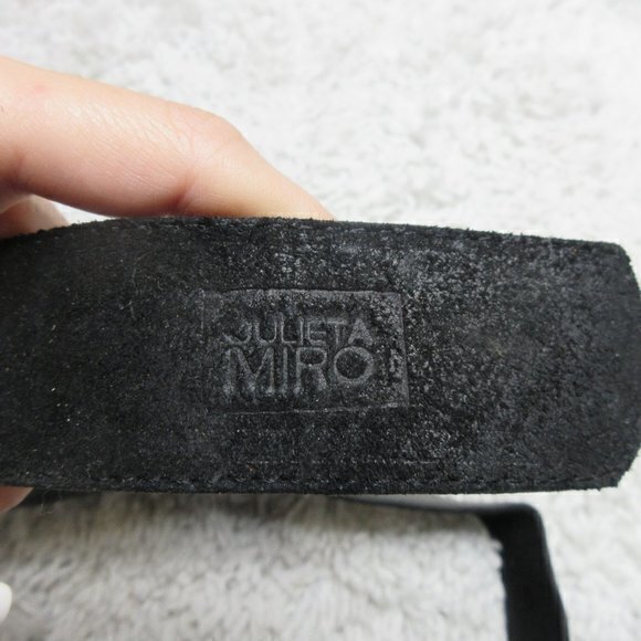 Julieta Miro suede‎ leather Belt sz M - Picture 5 of 7